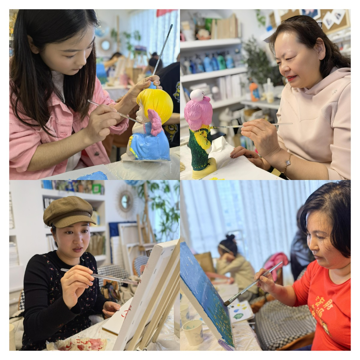 “要出彩，更要多彩”——置地建工集團(tuán)開(kāi)展慶祝“三八”婦女節(jié)油畫(huà)DIY主題活動(dòng)
